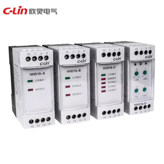 Over Voltage/Under voltage, Phase Failure, Phase Sequence Voltage HHD10 Series